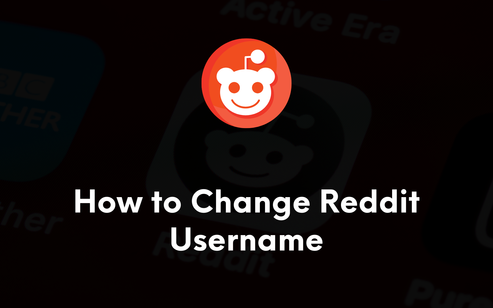 Change Reddit Username