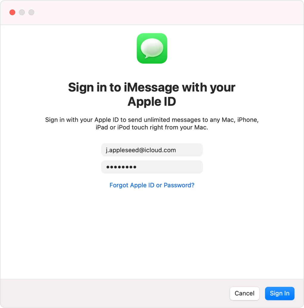 iCloud for Messages