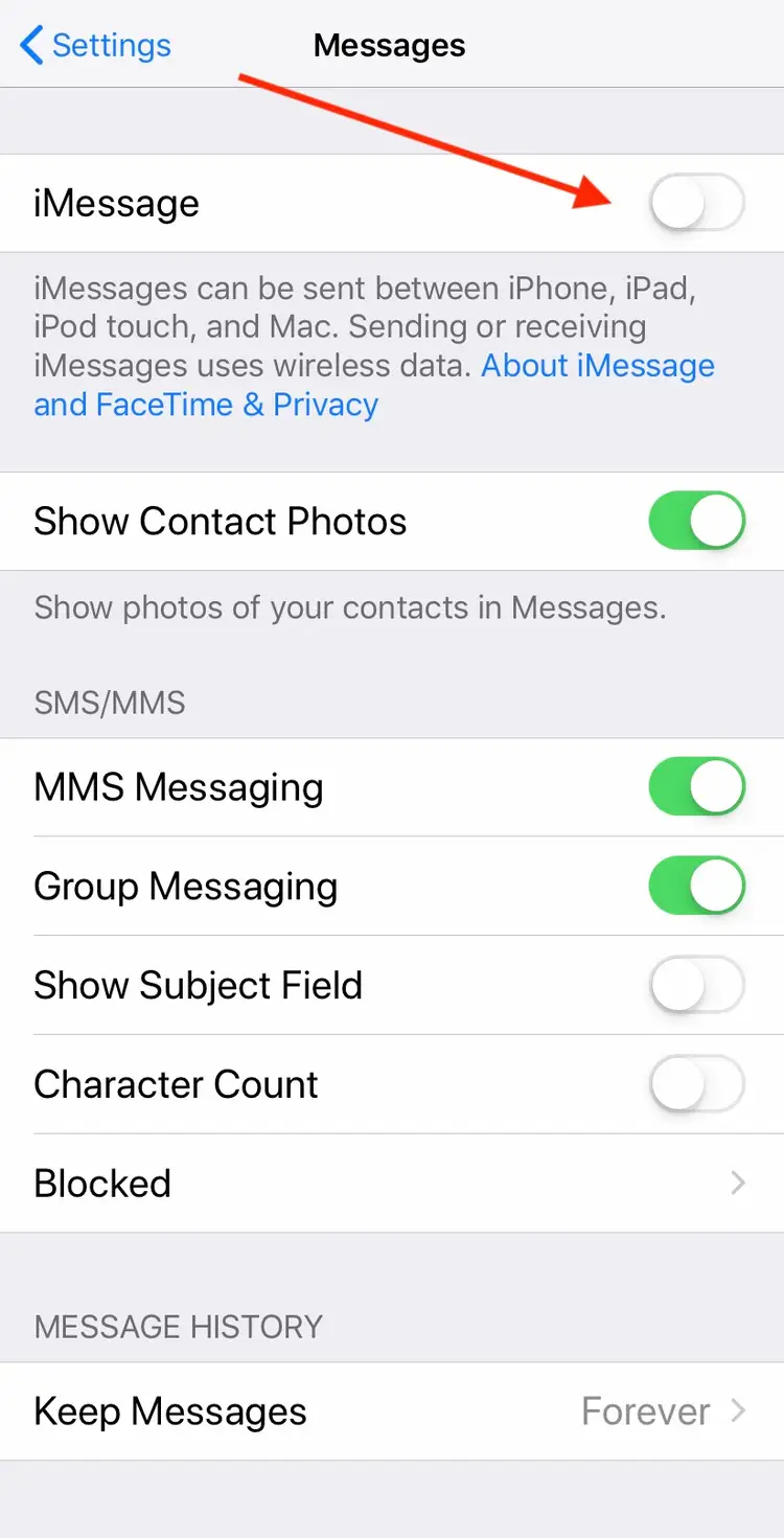 iCloud for Messages